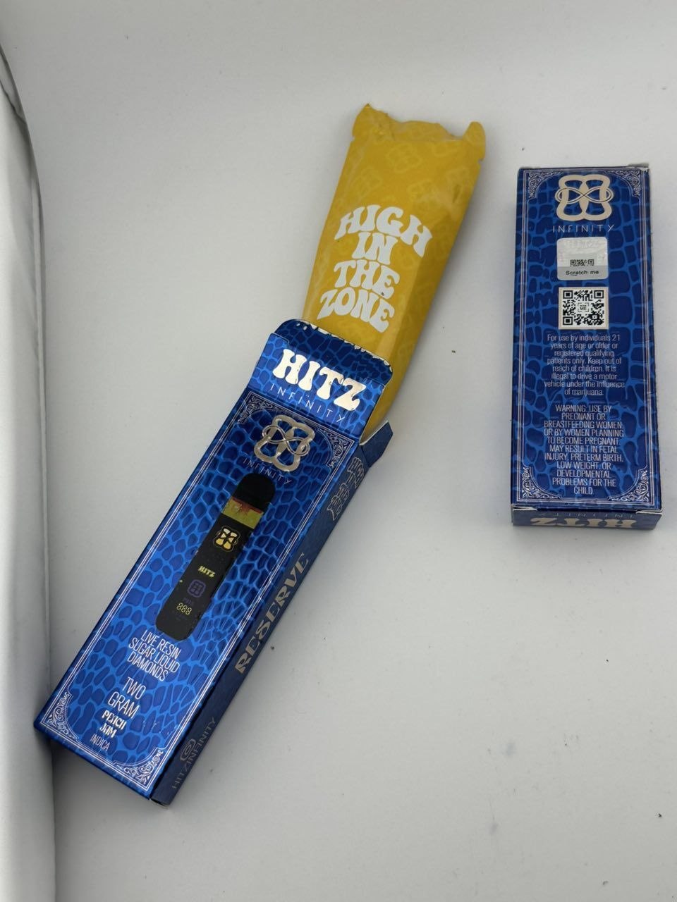 hitz blue edition two 2g disposable