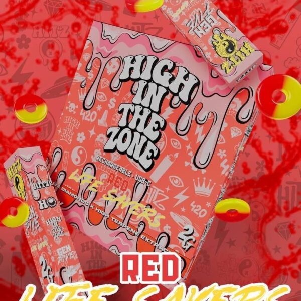 hitz gen 5 red life savers 2g disposable