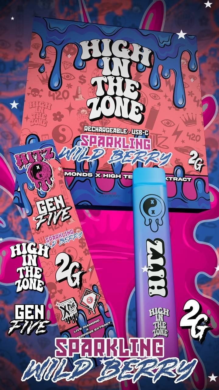 hitz gen 5 sparkling wild berry