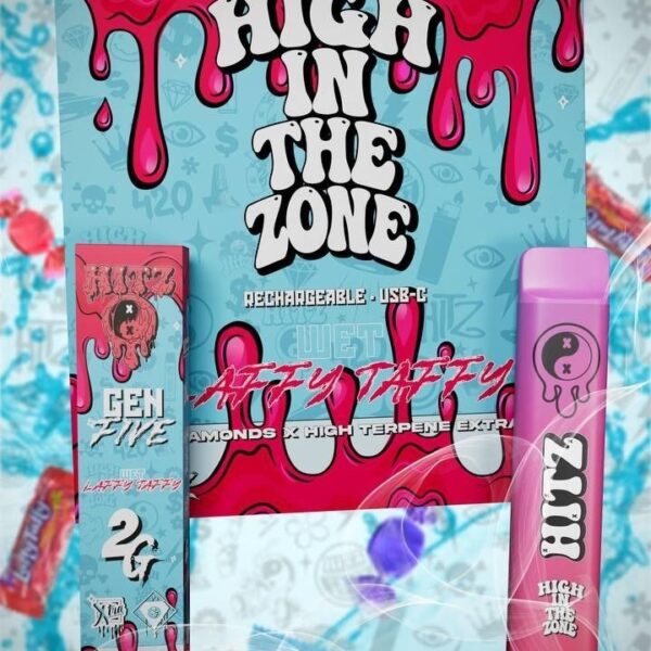 hitz gen five wet laffy taffy 2g disposable