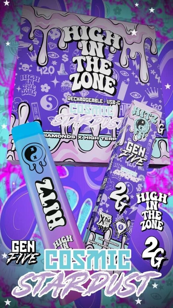 hitz gen five cosmic stardust 2g disposable